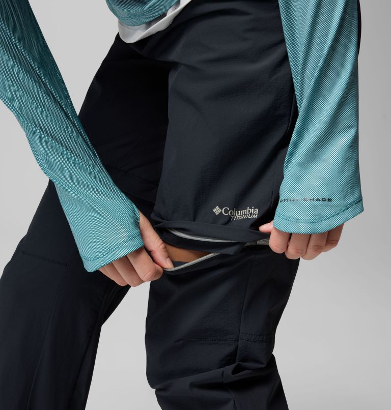 Pantalones de senderismo convertibles Summit Valley II para mujer, Color: Black, image 8