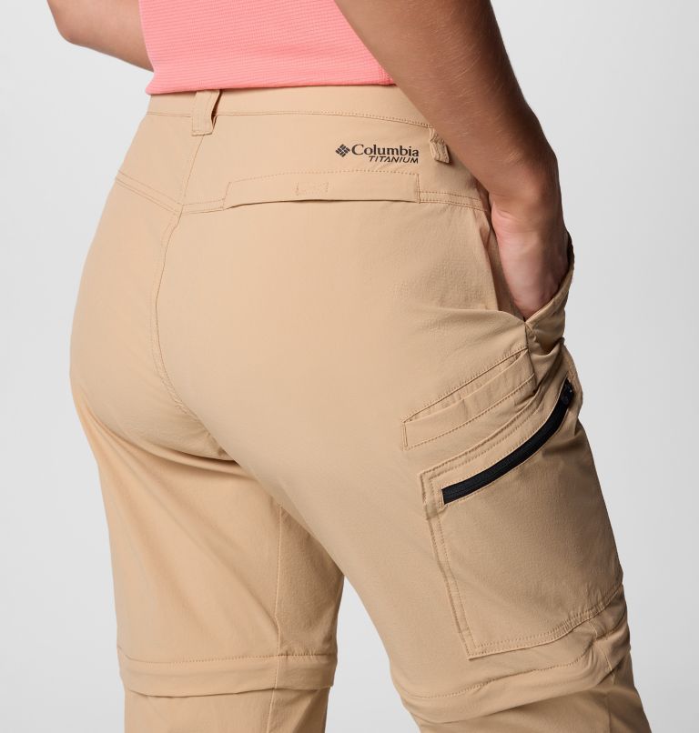 Women's Summit Valley II Convertible Hiking Trousers, Color: Canoe, image 6