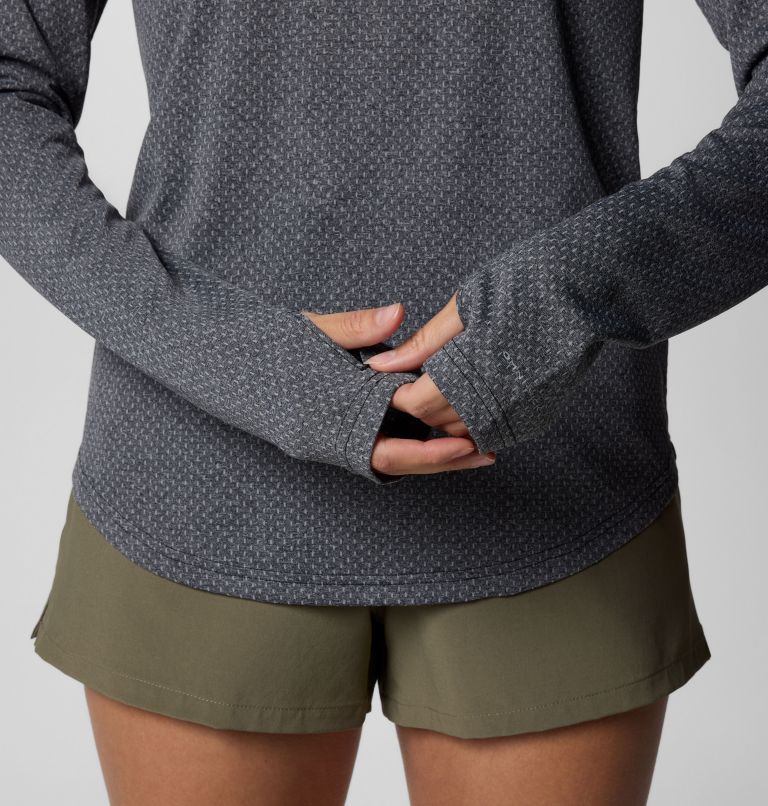 Women's Bogata Bay Long Sleeve Shirt, Color: Black, image 5