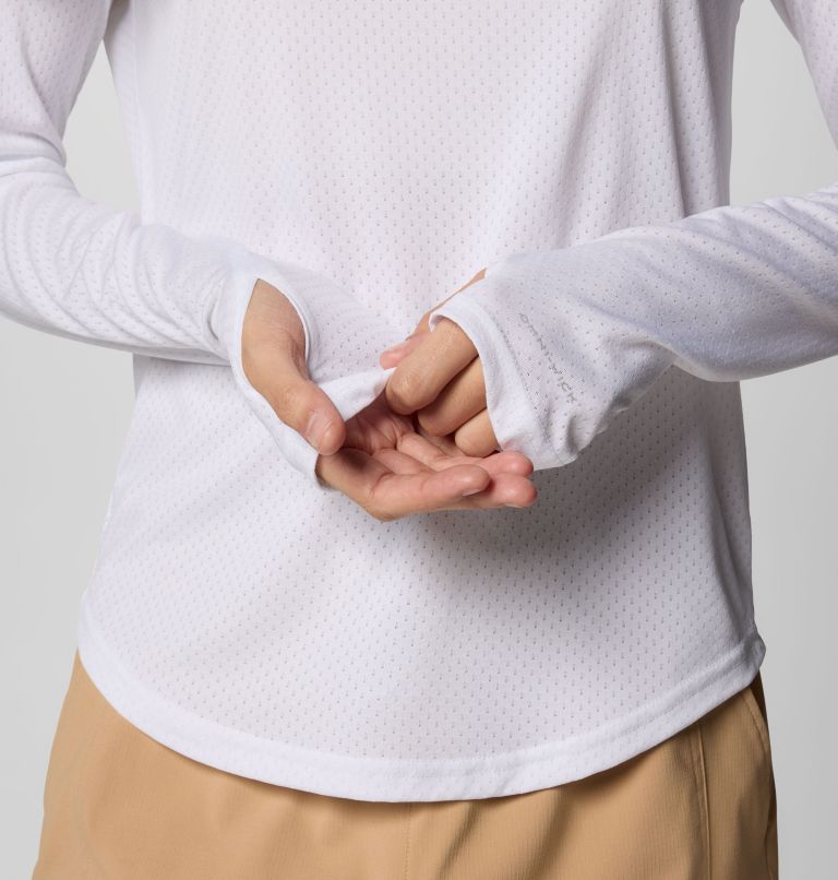 Women's Bogata Bay Long Sleeve Shirt, Color: White, image 5