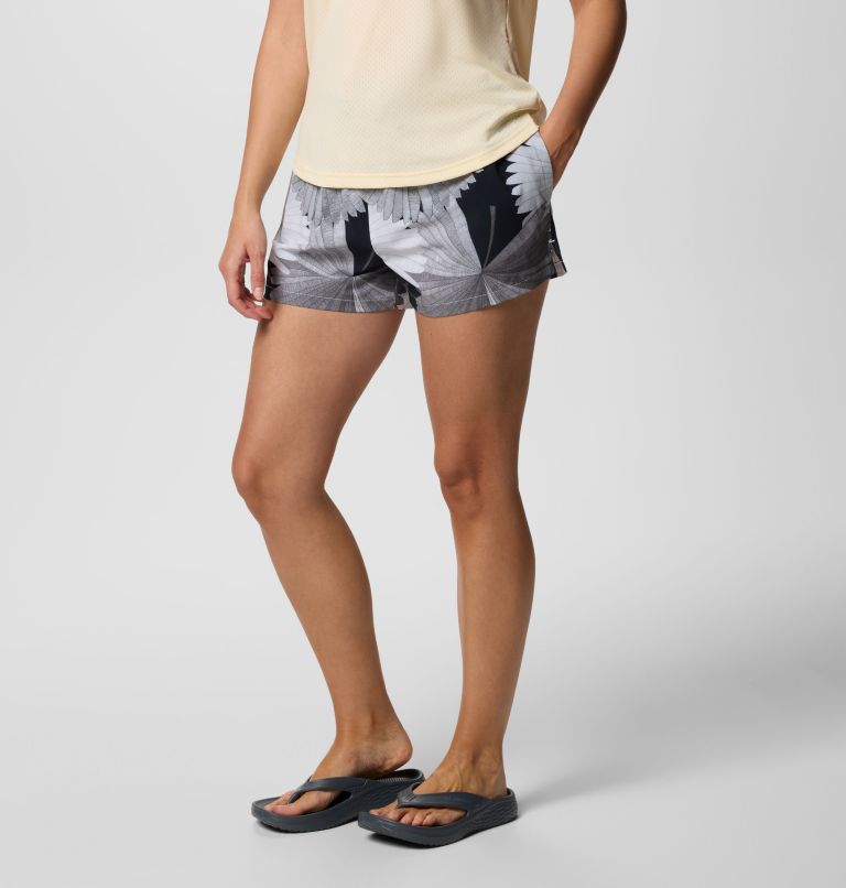 Women's Bogata Bay Print Shorts II, Color: White Rays, image 3