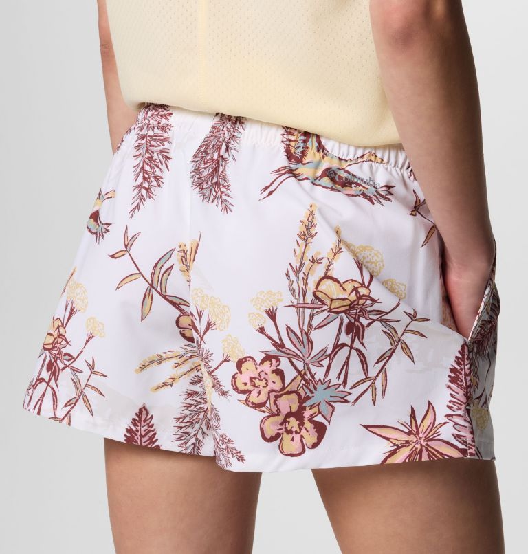 Women's Bogata Bay Print Shorts II, Color: Sea Salt Outbacked, image 5