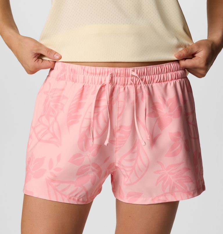 Women's Bogata Bay Print Shorts II, Color: Pink Sand Pasteled Tonal, image 4