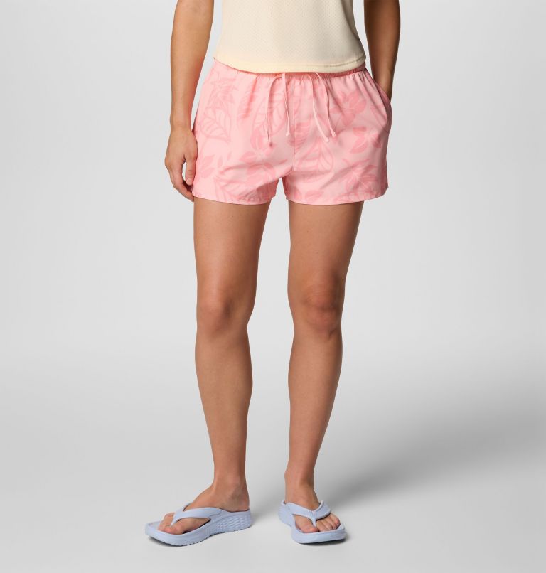 Women's Bogata Bay Print Shorts II, Color: Pink Sand Pasteled Tonal, image 1