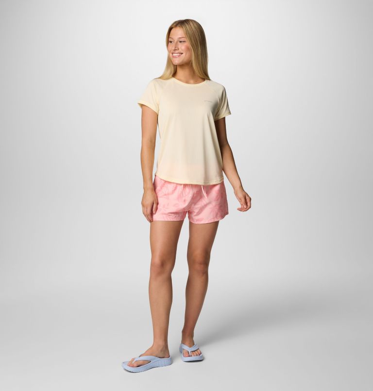 Women's Bogata Bay Print Shorts II, Color: Pink Sand Pasteled Tonal, image 6