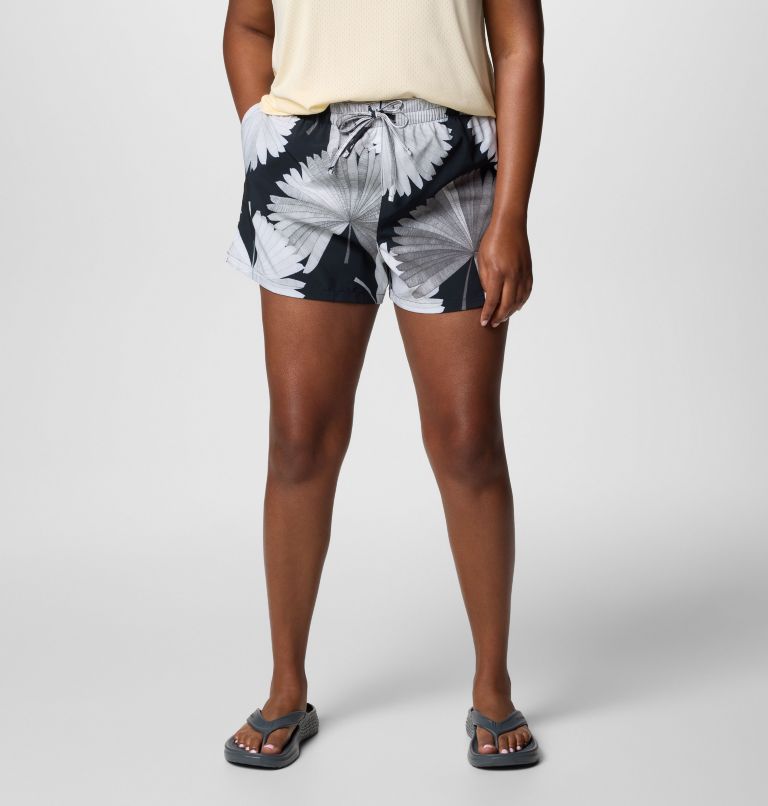 Women's Bogata Bay Print Shorts II - Plus Size, Color: White Rays, image 1