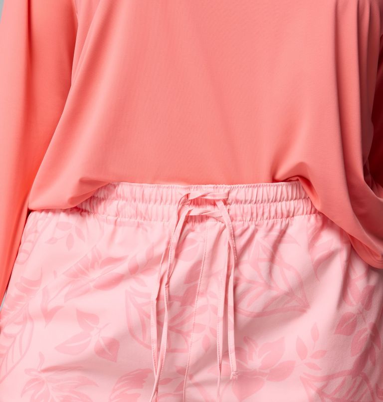 Women's Bogata Bay Print Shorts II - Plus Size, Color: Pink Sand Pasteled Tonal, image 5