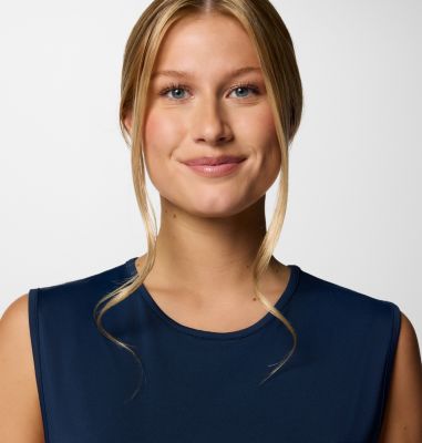 Women's Chill River II Technical Tank, Color: Collegiate Navy, image 12