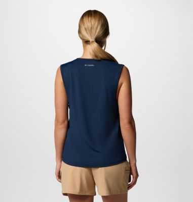 Women's Chill River II Technical Tank, Color: Collegiate Navy, image 10