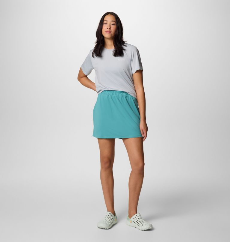 Women's Chill River Skort, Color: Teal, image 7