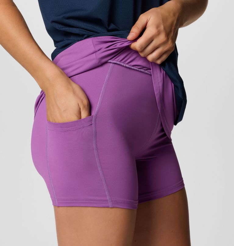 Women's Chill River Skort, Color: Razzle, image 6