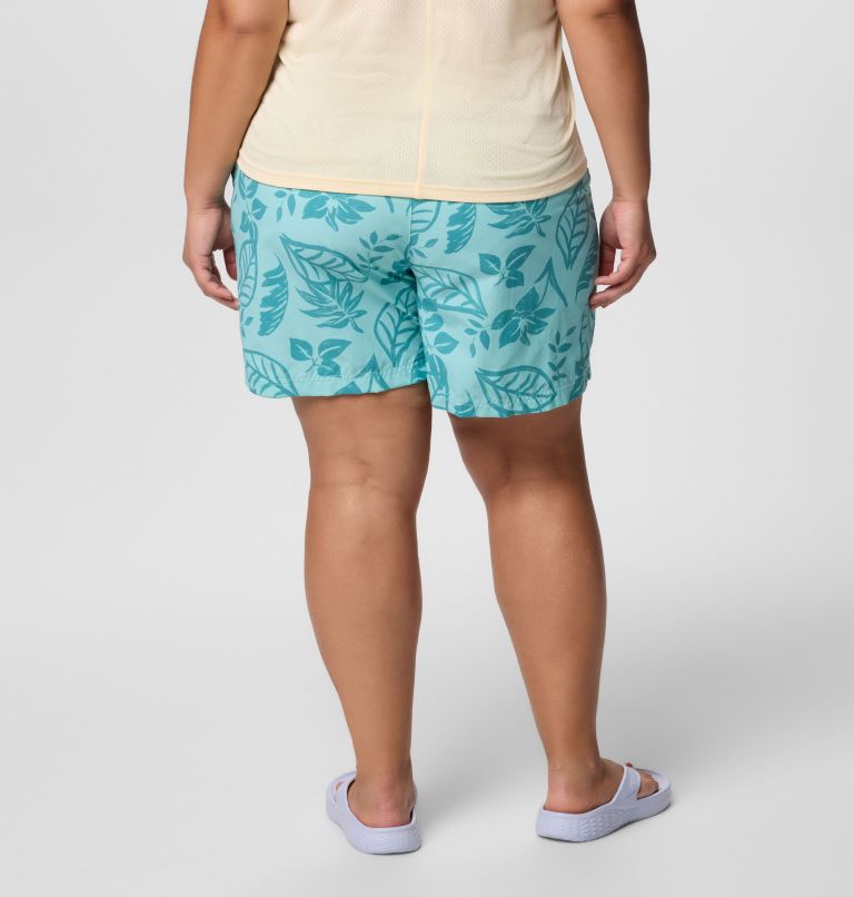 Women's Sandy River Printed Shorts III - Plus Size, Color: Spray Pasteled Tonal, image 2