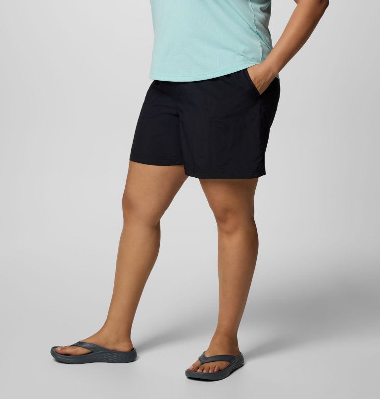 Women's Sandy River Shorts II - Plus Size, Color: Black, image 3