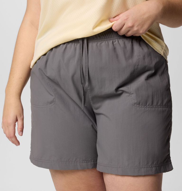 Women's Sandy River Shorts II - Plus Size, Color: City Grey, image 4