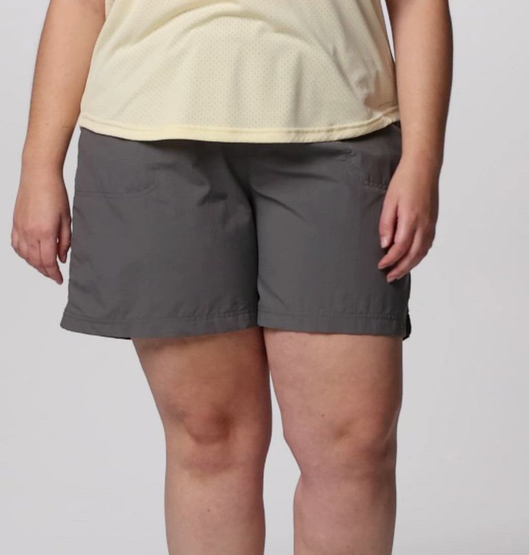 Women's Sandy River Shorts II - Plus Size, Color: City Grey