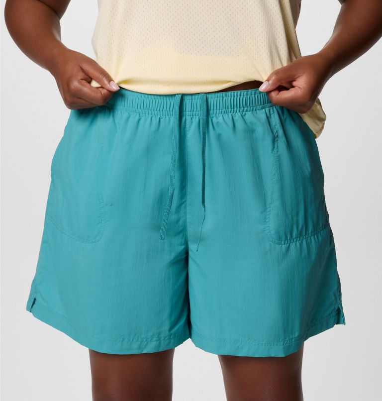 Women's Sandy River Shorts II - Plus Size, Color: Teal, image 4