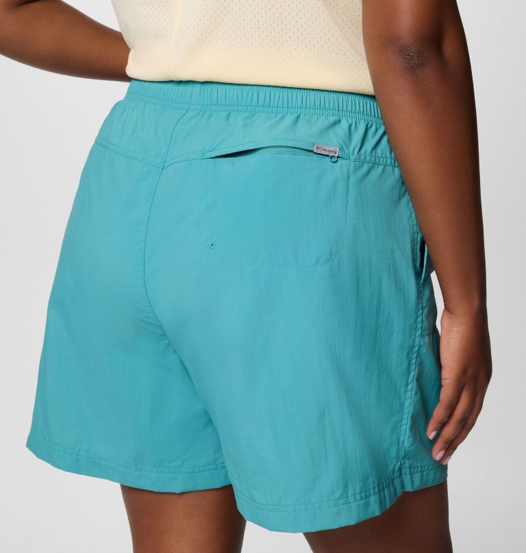 Women's Sandy River Shorts II - Plus Size, Color: Teal, image 5