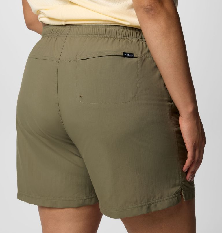 Women's Sandy River Shorts II - Plus Size, Color: Stone Green, image 5