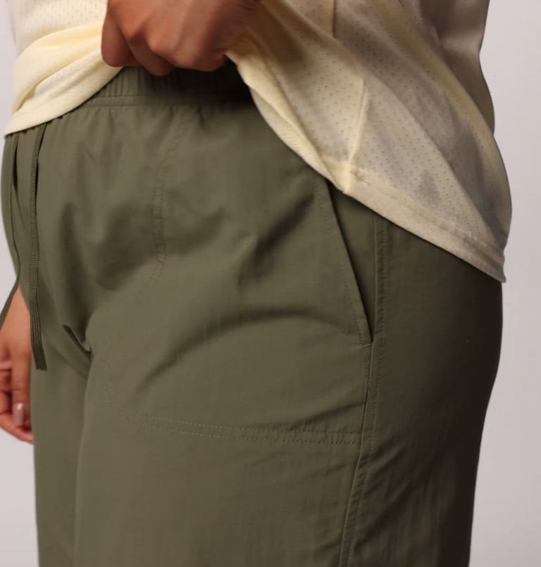 Women's Sandy River Shorts II - Plus Size, Color: Stone Green