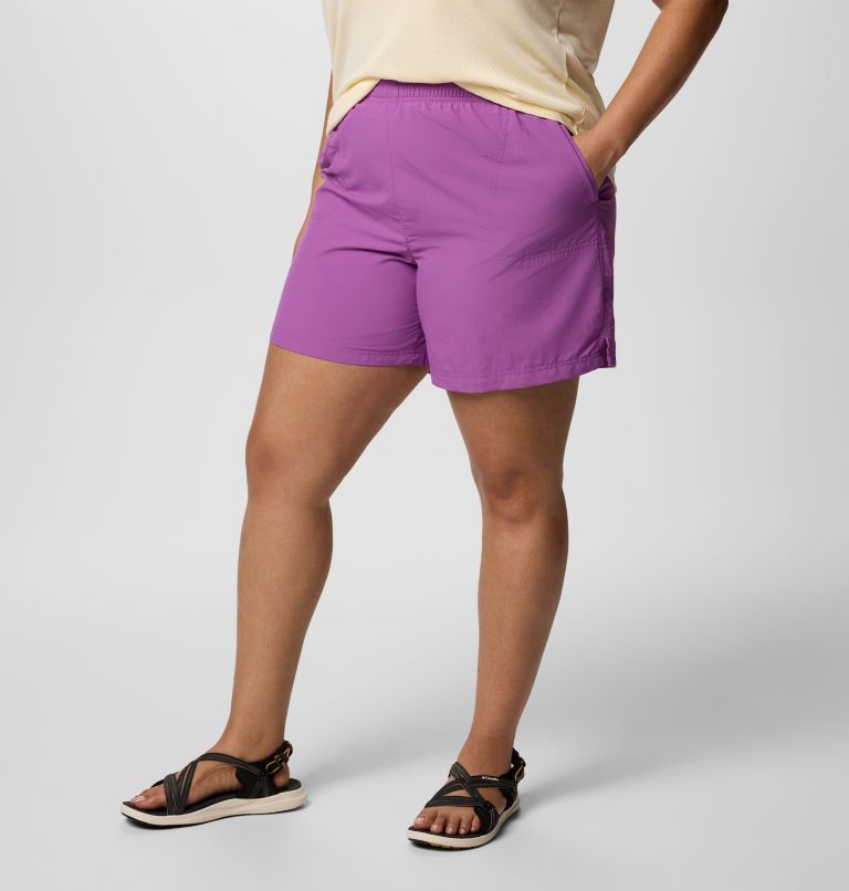 Women's Sandy River Shorts II - Plus Size, Color: Razzle, image 3