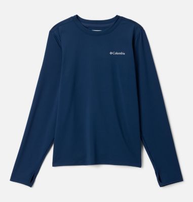 Camiseta de manga larga Chill River para jóvenes, Color: Collegiate Navy, image 1