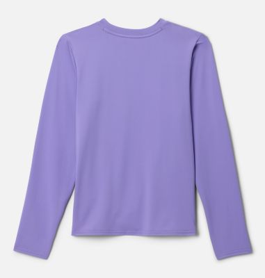 Youth Chill River Long Sleeve T-Shirt, Color: Paisley Purple, image 4