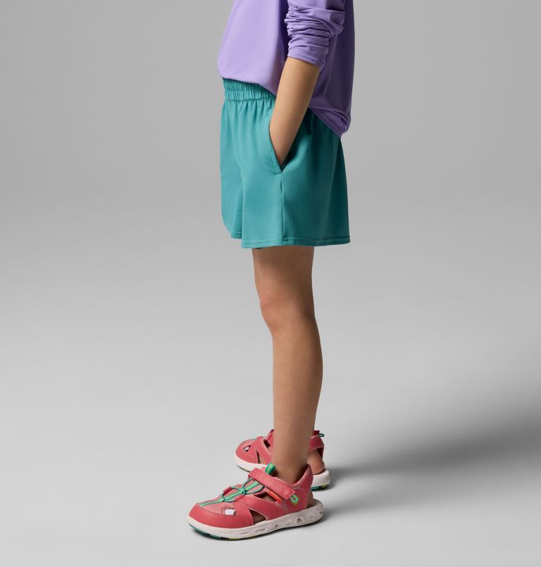 Girls' Chill River Shorts, Color: Teal, image 3
