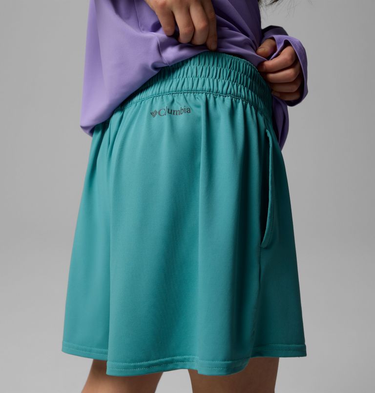 Girls' Chill River Shorts, Color: Teal, image 4