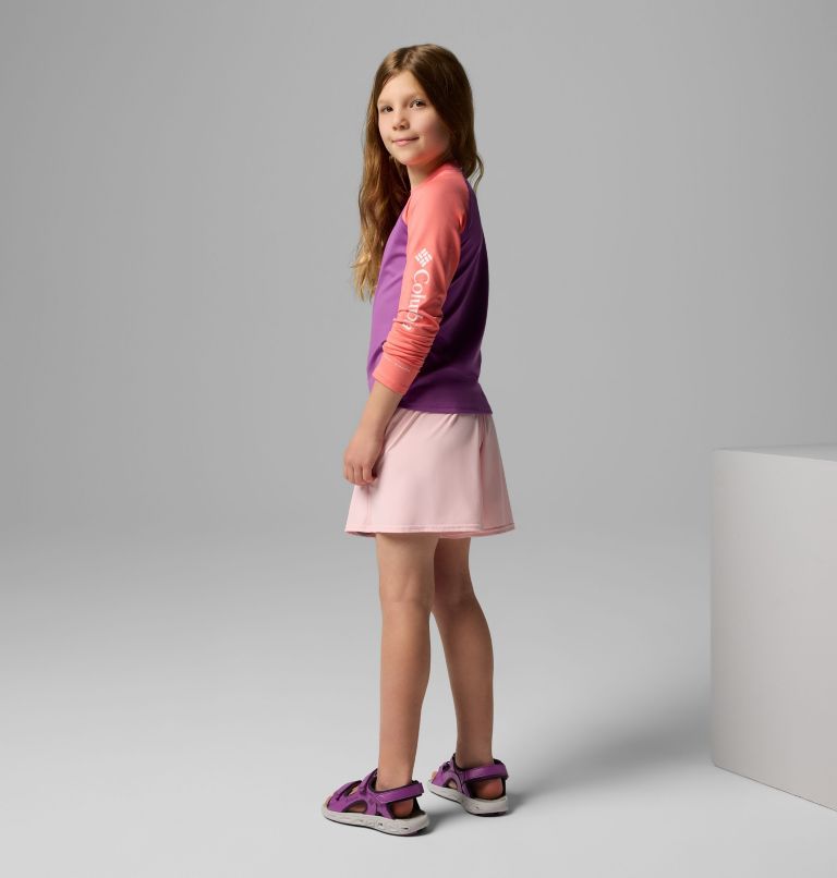 Girls' Chill River Shorts, Color: Satin Pink, image 3