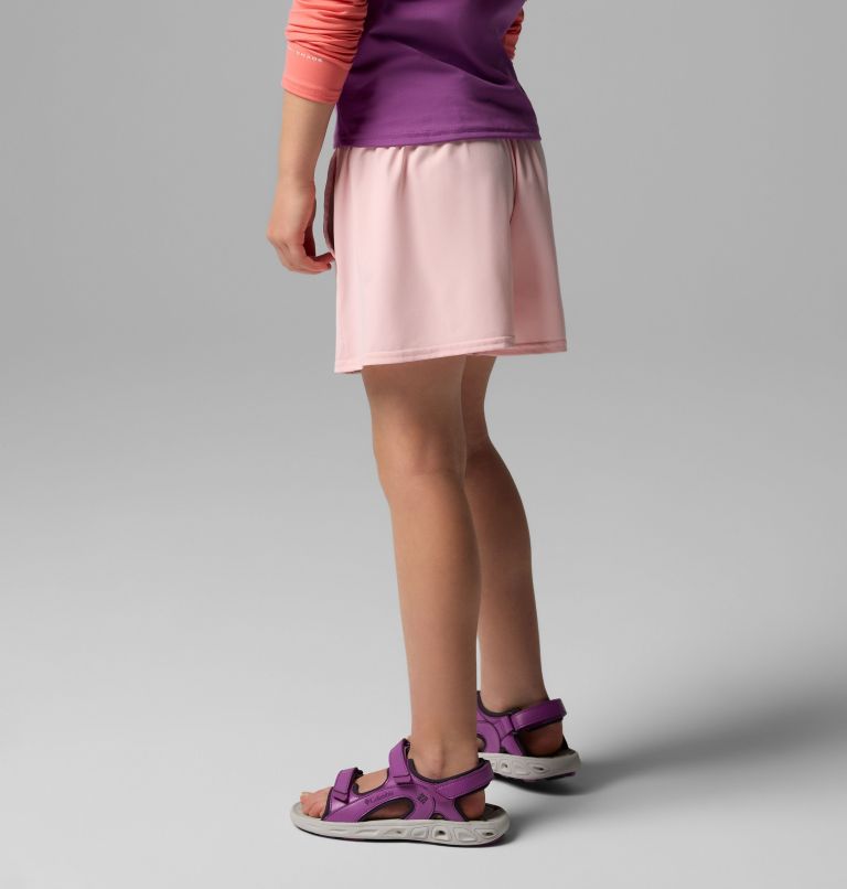 Girls' Chill River Shorts, Color: Satin Pink, image 2