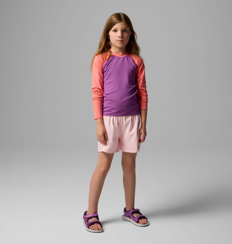 Girls' Chill River Shorts, Color: Satin Pink, image 1