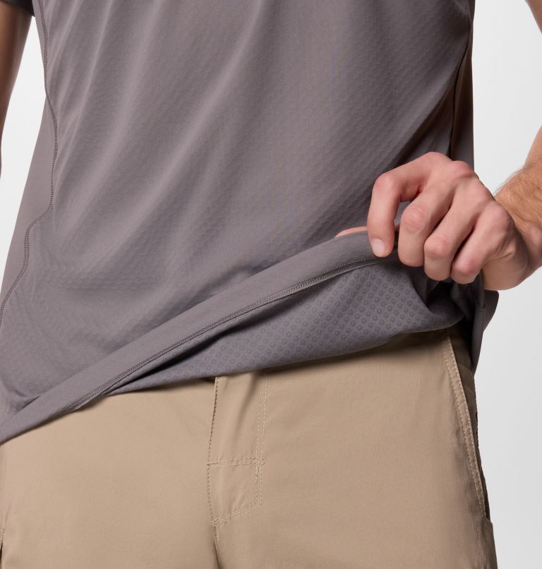 Men's Zero Rules Light Technical T-Shirt, Color: City Grey, image 5