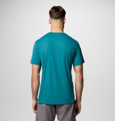 Men's Zero Rules Light Technical T-Shirt, Color: River Blue, image 2