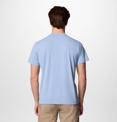 Men's Zero Rules Light Technical T-Shirt, Color: Ripple Blue, image 2