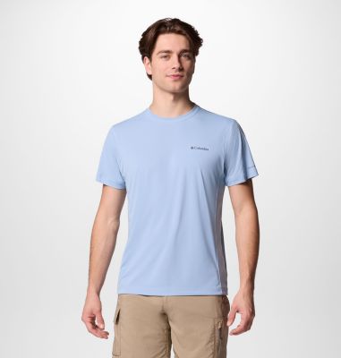 Men's Zero Rules Light Technical T-Shirt, Color: Ripple Blue, image 1
