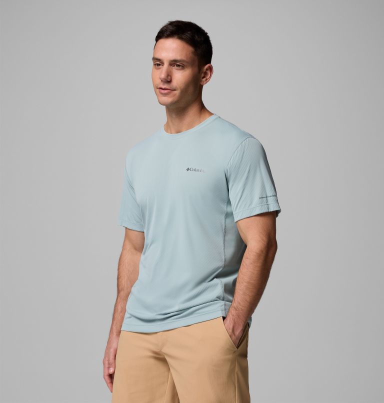 Men's Zero Rules Light Technical T-Shirt, Color: Crushed Blue, image 4