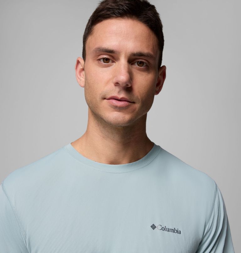 Men's Zero Rules Light Technical T-Shirt, Color: Crushed Blue, image 5