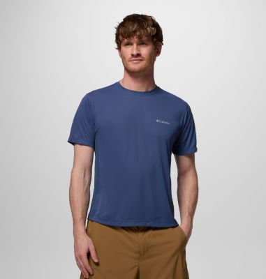 Men's Zero Rules Light Technical T-Shirt, Color: Dark Mountain, image 3