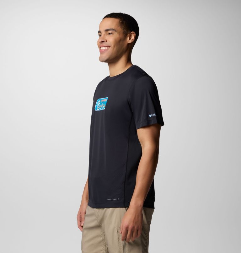 T-shirt Technique Graphique Léger Zero Rules Homme, Color: Black, Actively Cooled, image 3