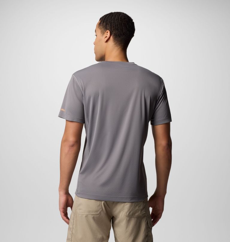T-shirt tecnica, leggera e stampata Zero Rules da uomo, Color: City Grey, Ridge Line Life, image 2