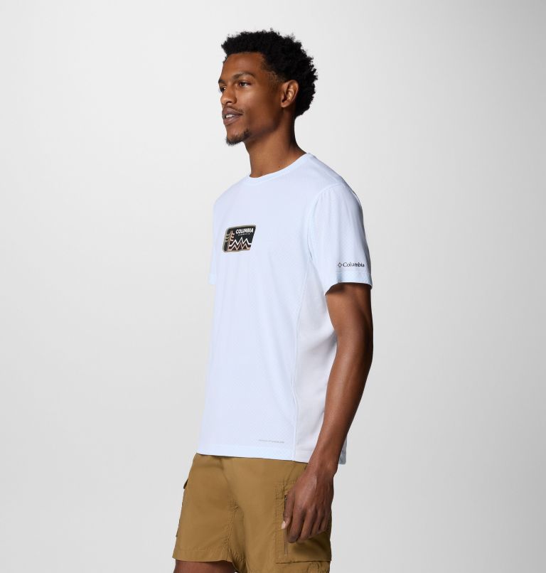 Zero Rules leichtes technisches T-Shirt mit Grafik für Männer, Color: White, Actively Cooled, image 3