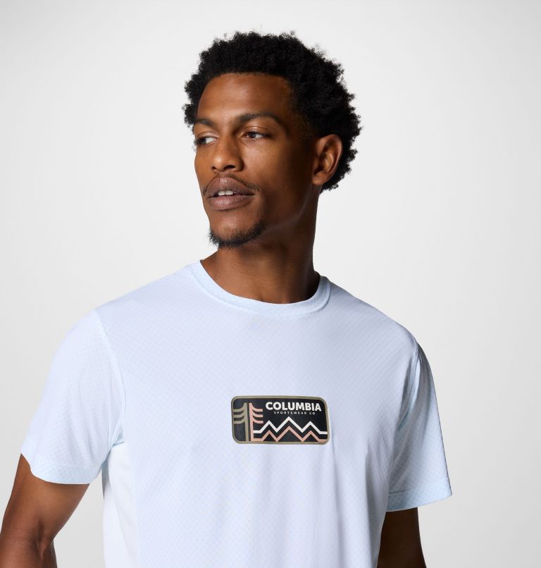 Zero Rules leichtes technisches T-Shirt mit Grafik für Männer, Color: White, Actively Cooled, image 4