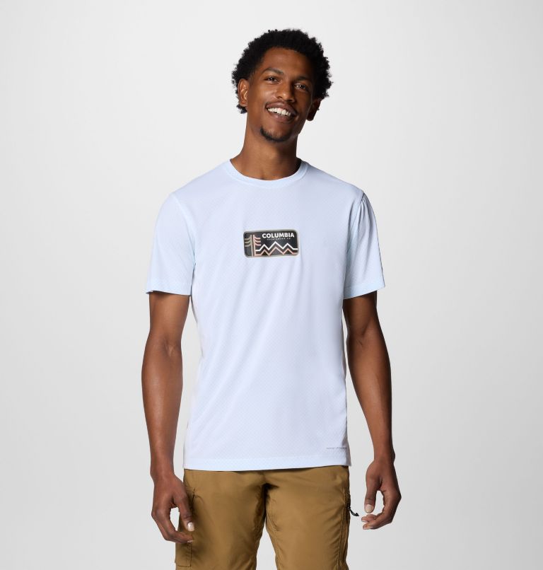 Zero Rules leichtes technisches T-Shirt mit Grafik für Männer, Color: White, Actively Cooled, image 1