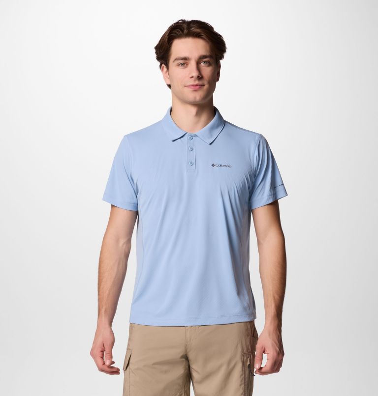 Polo tecnica leggera Zero Rules da uomo, Color: Ripple Blue, image 1