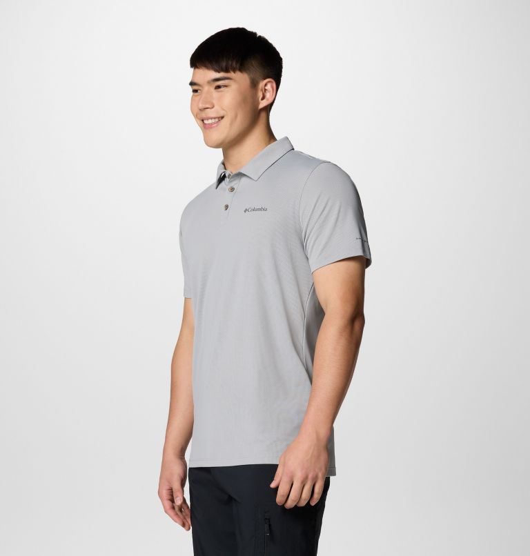 Men's Tech Trail Utility Polo, Color: Columbia Grey, image 4