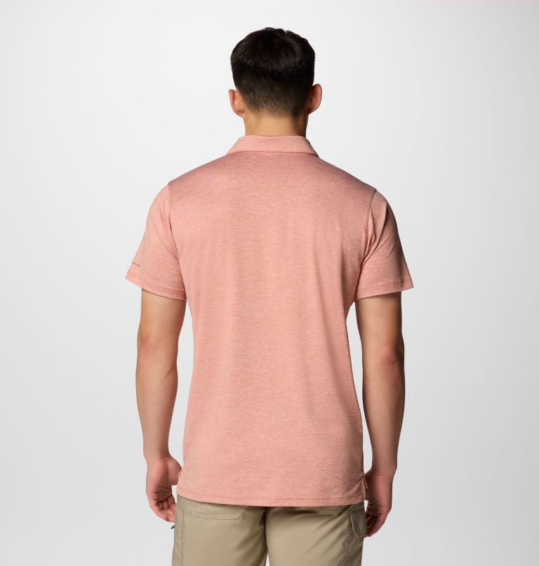 Men's Tech Trail Utility Polo, Color: Tuscan Heather, image 3