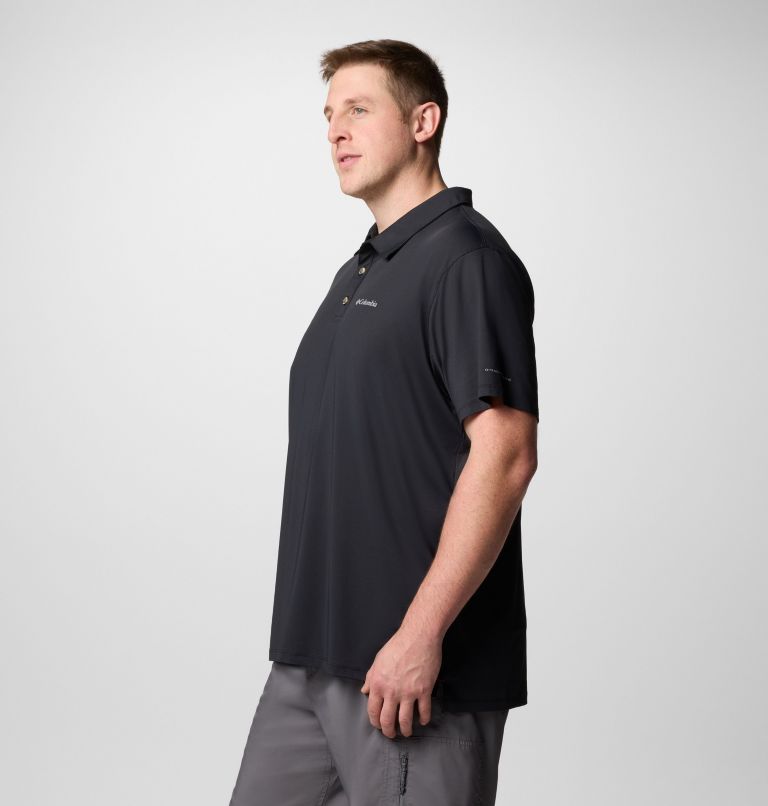 Men's Tech Trail Utility Polo - Big, Color: Black, image 4