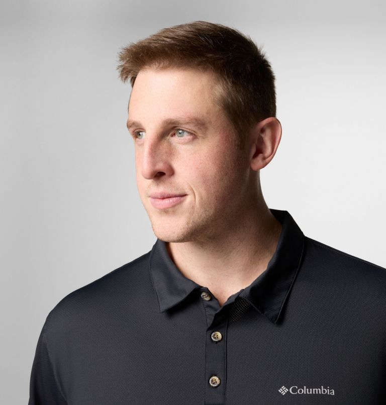 Men's Tech Trail Utility Polo - Big, Color: Black, image 5