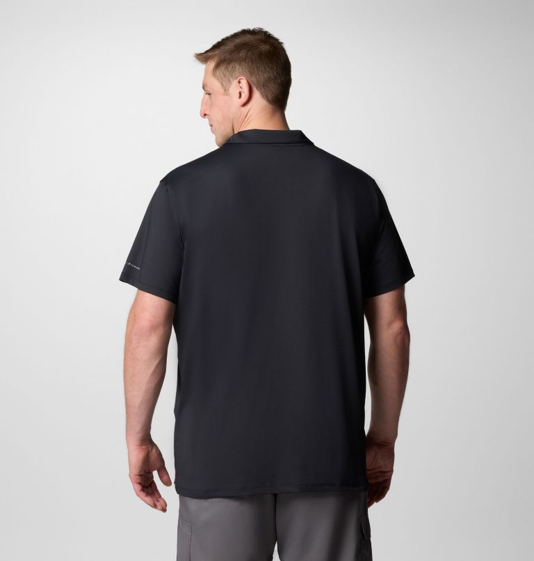 Men's Tech Trail Utility Polo - Big, Color: Black, image 3