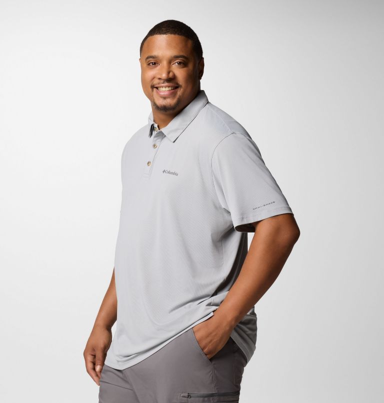 Men's Tech Trail Utility Polo - Big, Color: Columbia Grey, image 4